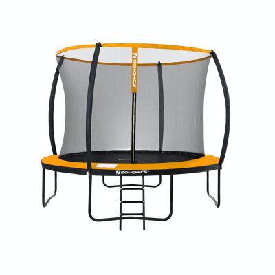 Trampolino da giardino 366 cm con rete di sicurezza