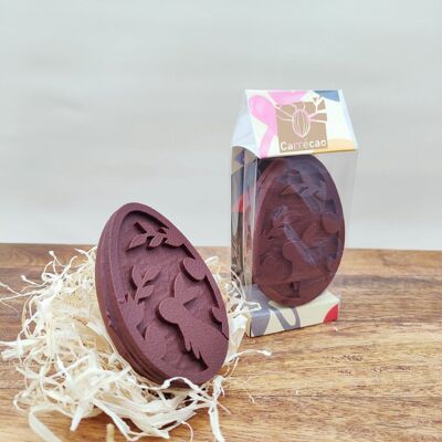 Huevo de Conejo pequeño 8cm - Chocolate negro 71%