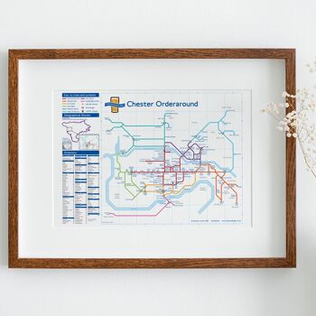 Carte des pubs de style métro de Londres : Chester 5