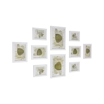 Fotolijst set van 10 wit 28,4 x 23,3 x 1,2 cm (B x H x D, 2 x)