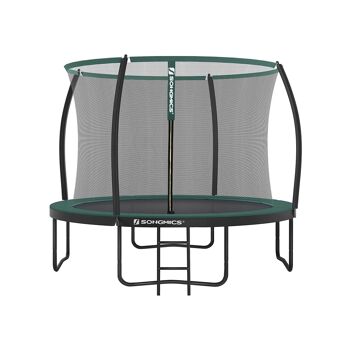 Trampoline noir-vert foncé 2