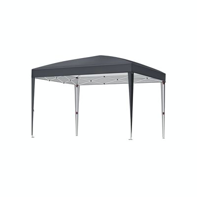 Gazebo 3 x 3 m tente de jardin gris