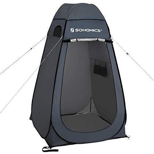 Pop-up tent donkergrijs