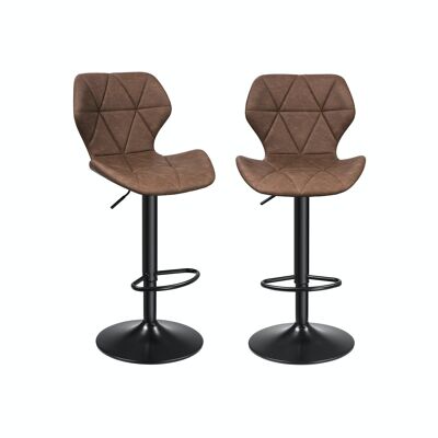 Bar stool dark brown