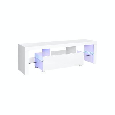 Mueble de televisión con iluminación LED