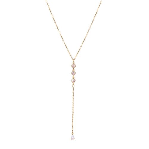 Keira Cubic Zirconia Crystal Short Necklace