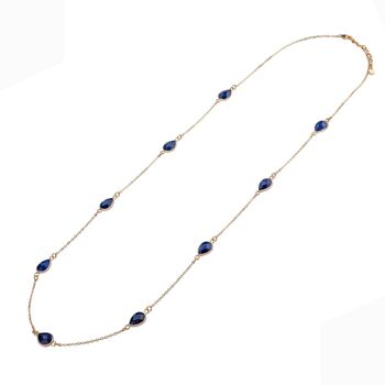 Collier fermoir en cristal de pierre semi-précieuse Vénus