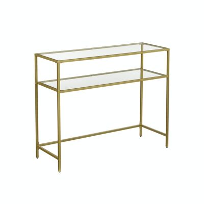 Table console couleur or