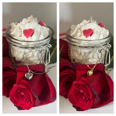 COTTON FLOWER JEWELERY CANDLE
