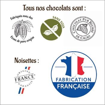 Œuf Poule 12,5cm - Chocolat au lait 45% 2