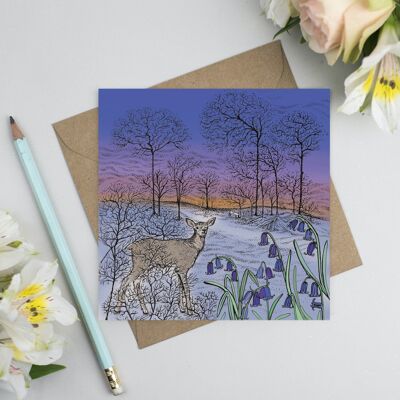 Bluebell Wood Greeting Card