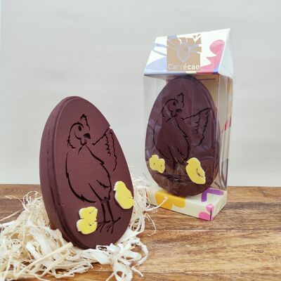 Uovo di gallina 12,5 cm - Cioccolato fondente 71%