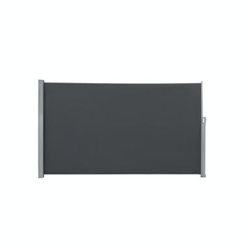 Store latéral 200 x 400 cm jardin anthracite 3