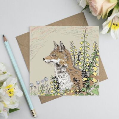 Foxgloves Greeting Card