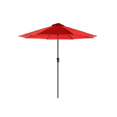 Parasol Ø 300 cm rouge
