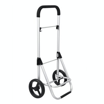 Chariot de courses pliable gris 8