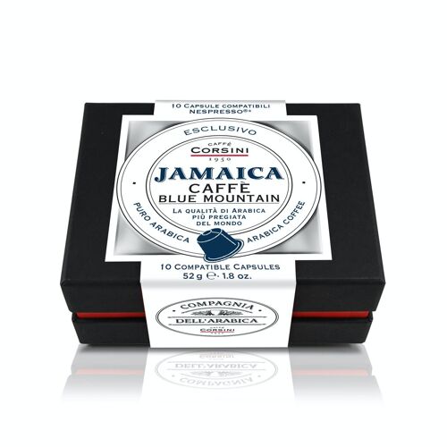 Capsule compatibili Nespresso® | Caffè Jamaica | Puro Arabica | Confezione contenente 10 pezzi