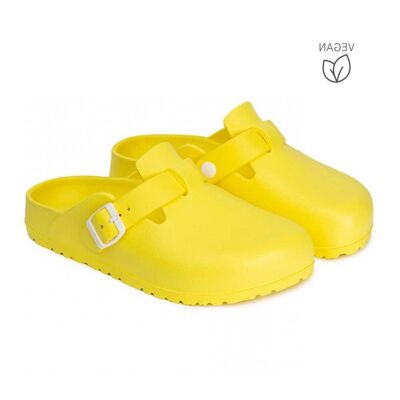 Zueco bio EVA mule amarillo Desalia