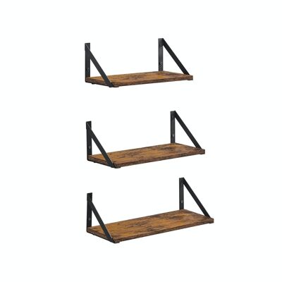 Set of 3 wall shelves