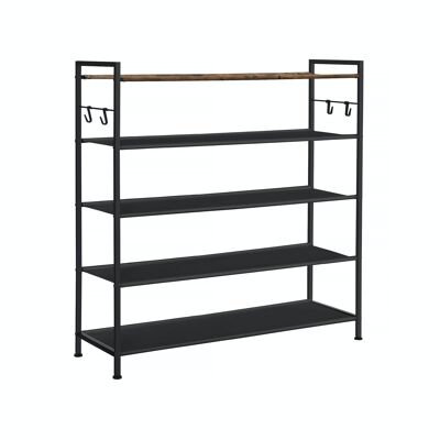 Shoe rack with 5 levels