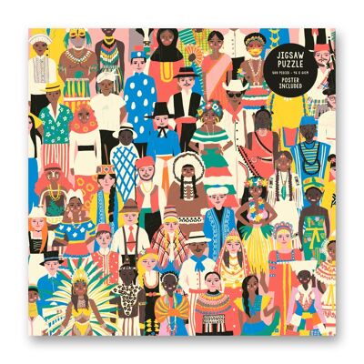 ECD People of the World 500 Piece Jigsaw Puzzle