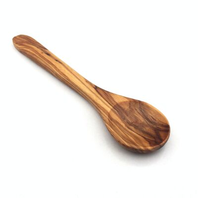 Cucchiaio 14 cm realizzato a mano in legno d'ulivo