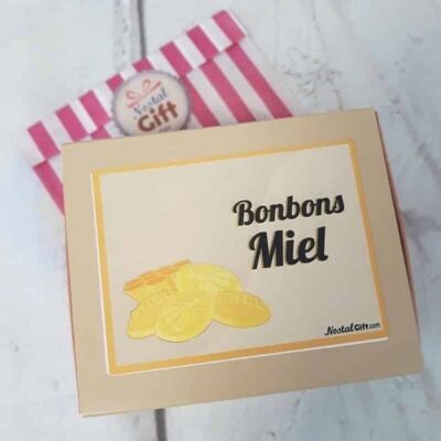 Box of honey candies - 200g