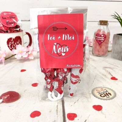 Valentine's Day Bag - You+Me - Chocolate Umbrella x6