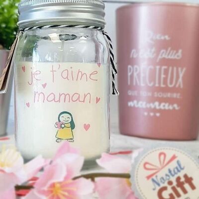 Jar Candle - "I love you Mom"