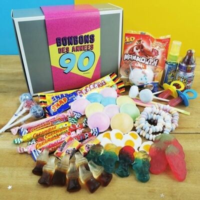 Caja de dulces de los 90