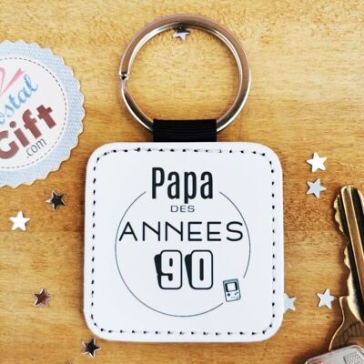 "90s Dad" Keyring - Dad Gift