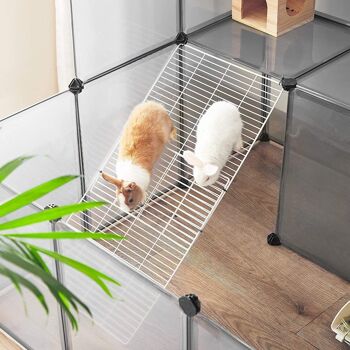 Cage pour animaux en plastique gris 5