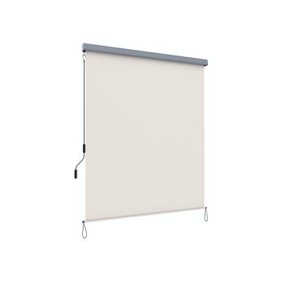 Vertical awning extendable beige