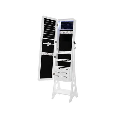 Jewelery cabinet with large mirror