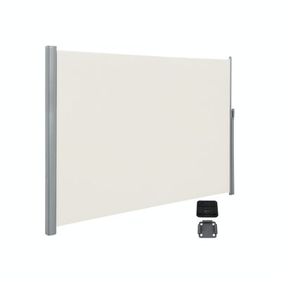 Side awning extendable beige