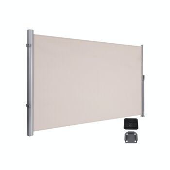 Store latéral extensible taupe 1