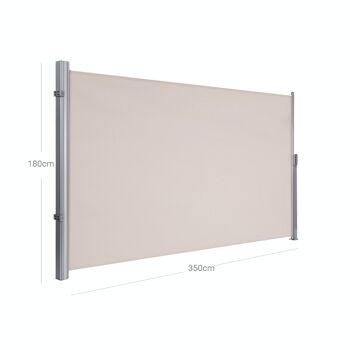 Store latéral extensible taupe 7