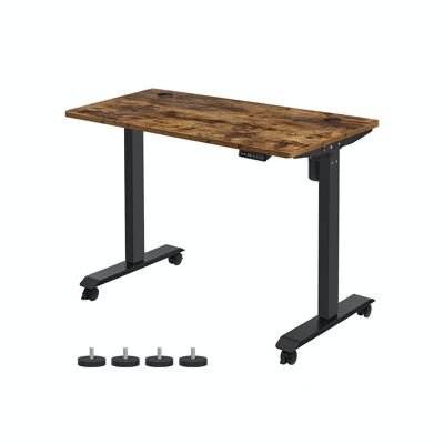 Height adjustable desk with memory function