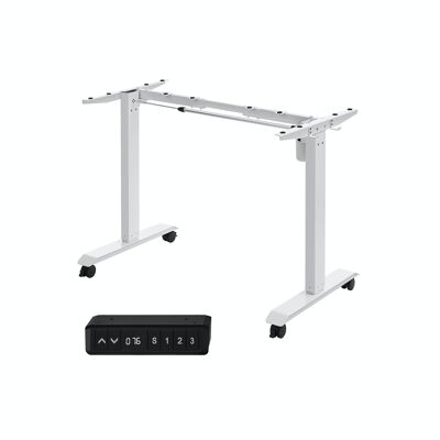 Height adjustable desk frame