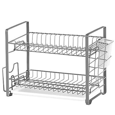 Service stand with 2 levels silver