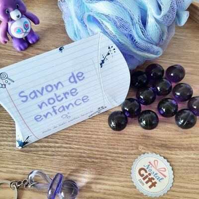 Seife aus unserer Kindheit - Badeperlen mit Lavendelduft x 12