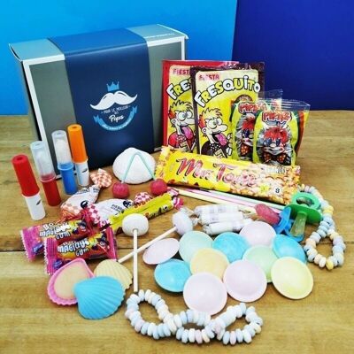 Bonbon Papa box - "For the best of dads": retro 70s candy box
