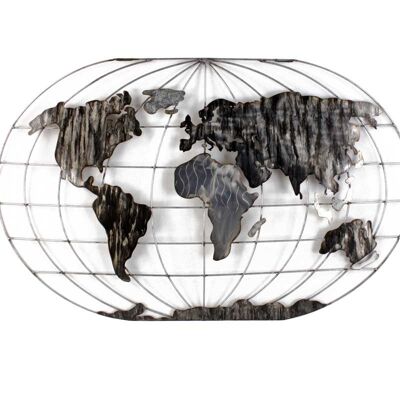 WORLD MAP WALL DECORATION