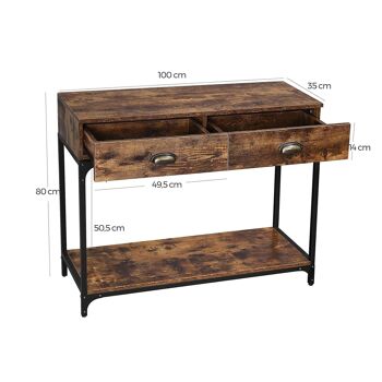 Console de style industriel 7