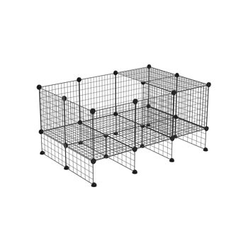 Cage DIY 32 panneaux grillagés métalliques 3