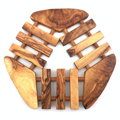 Dessous de plat en bois d'olivier