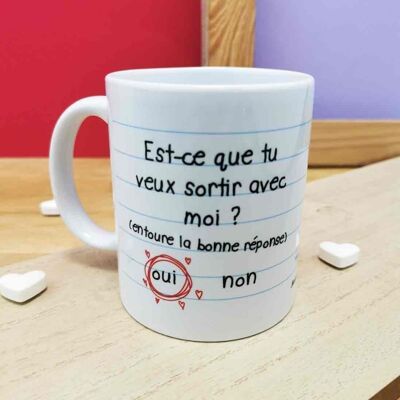 Taza "¿Quieres salir conmigo?"