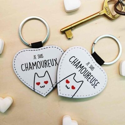 Duo key ring "I'm in love"