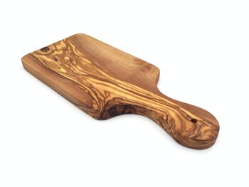 Planche à découper avec poignée faite à la main en bois d'olivier 5