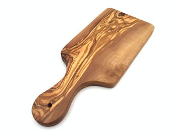 Planche à découper avec poignée faite à la main en bois d'olivier 6